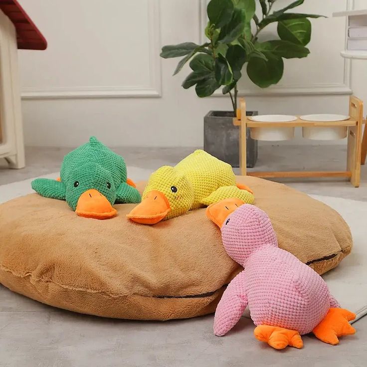 👉 Patinho Antiansiedade para Pets 🦆💛