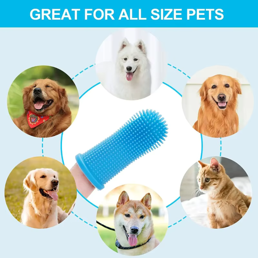PetSmile – Escova Dental de Dedo para Pets 🦷🐶🐱