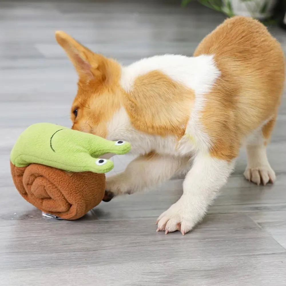 SnuggleCaracol – Caracol de Pelúcia para Pets 🐌💤