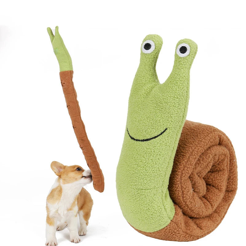 SnuggleCaracol – Caracol de Pelúcia para Pets 🐌💤