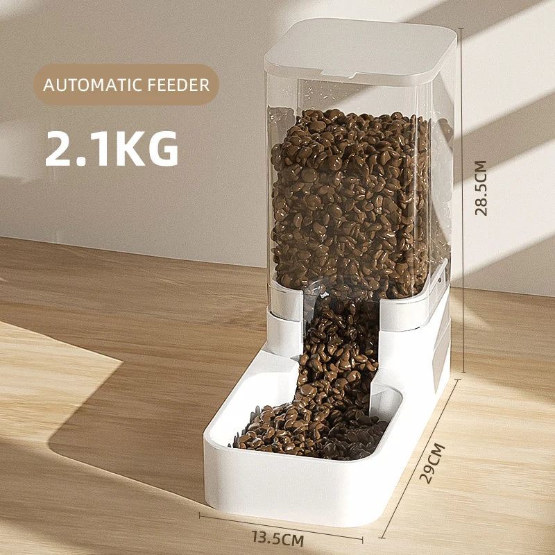 🐾🥣💧 Comedouro 2 em 1 Manual – Ração e Água Sempre Fresquinhas para o Seu Pet!