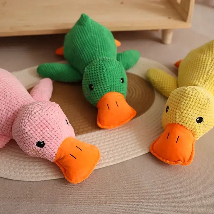 👉 Patinho Antiansiedade para Pets 🦆💛