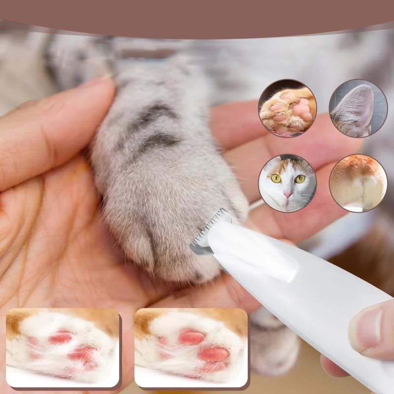 Cortador Portátil para Pets com Luz LED ✨🐾