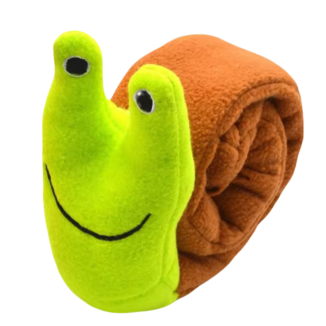 SnuggleCaracol – Caracol de Pelúcia para Pets 🐌💤