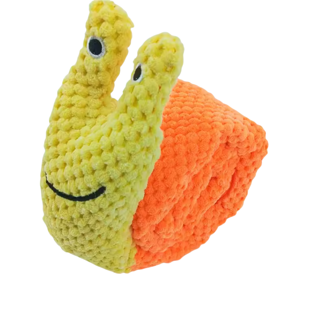 SnuggleCaracol – Caracol de Pelúcia para Pets 🐌💤