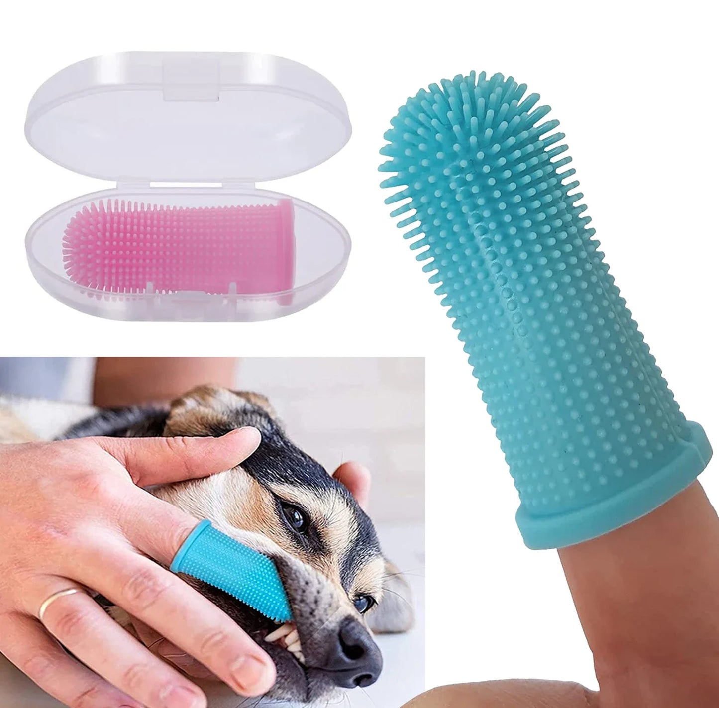 PetSmile – Escova Dental de Dedo para Pets 🦷🐶🐱