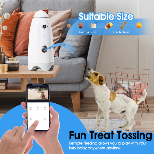 📹🐾 Monitoramento Inteligente para Pets – Veja, Fale e Recompense seu Pet de Qualquer Lugar!
