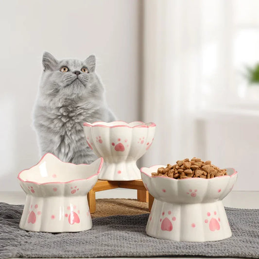 🐱🥣 Comedero Elevado de Cerámica para Gatos – ¡Alimentación Cómoda y Saludable!