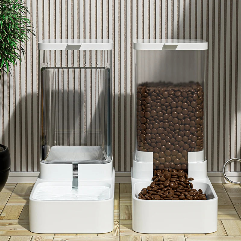 🐾🥣💧 Comedouro 2 em 1 Manual – Ração e Água Sempre Fresquinhas para o Seu Pet!