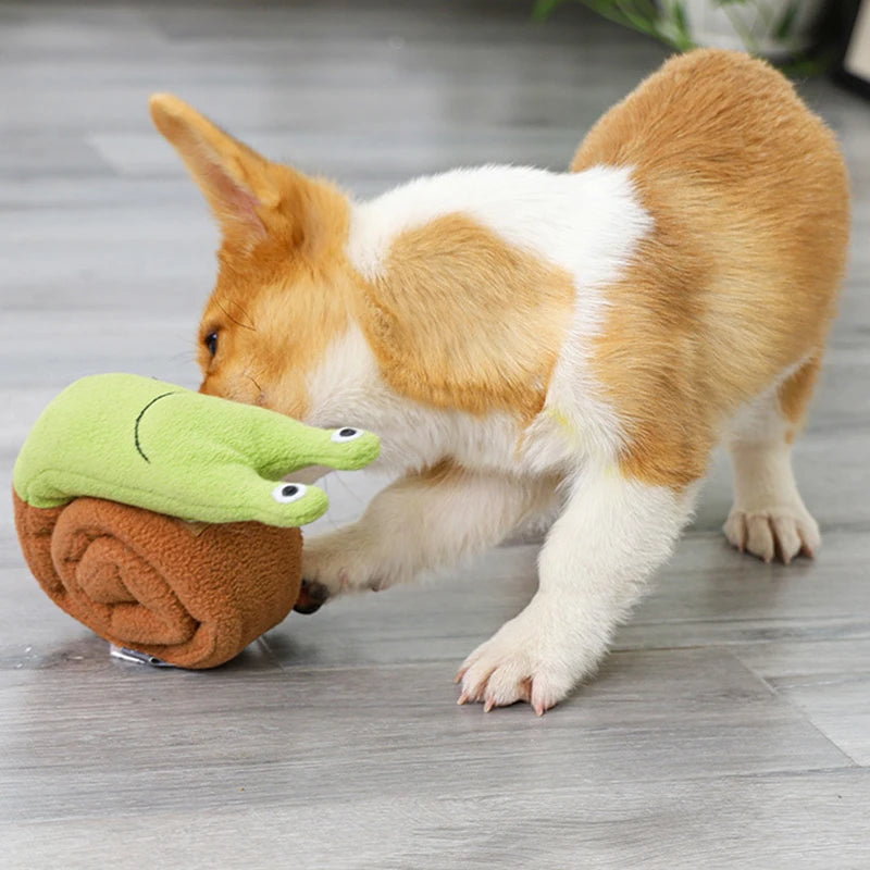 SnuggleCaracol – Caracol de Pelúcia para Pets 🐌💤