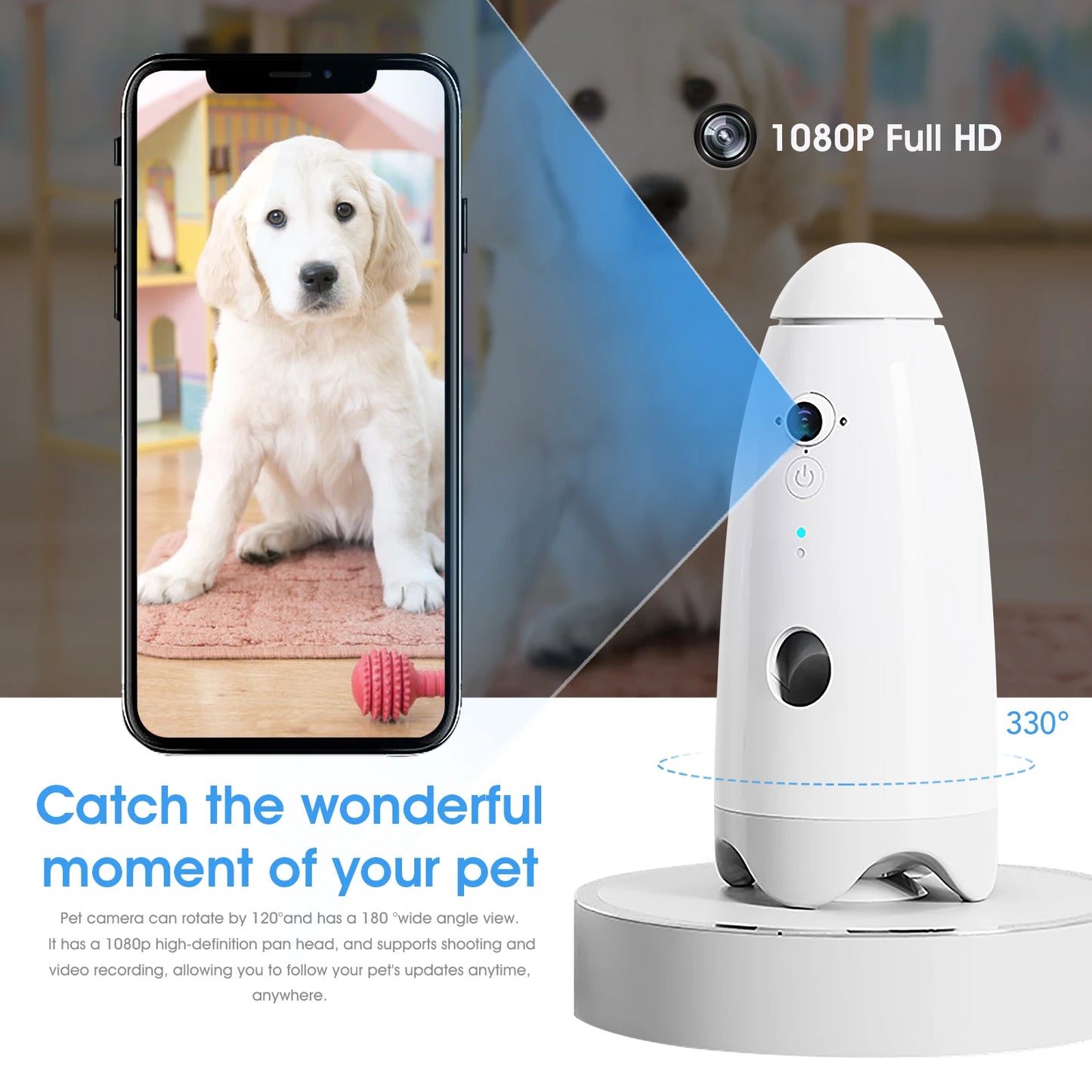 📹🐾 Monitoramento Inteligente para Pets – Veja, Fale e Recompense seu Pet de Qualquer Lugar!