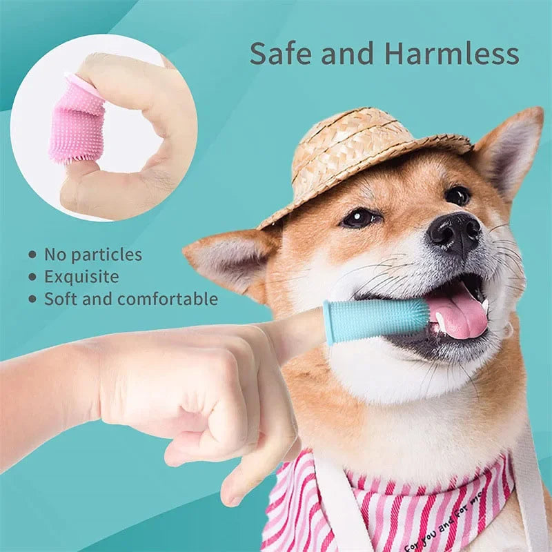 PetSmile – Escova Dental de Dedo para Pets 🦷🐶🐱
