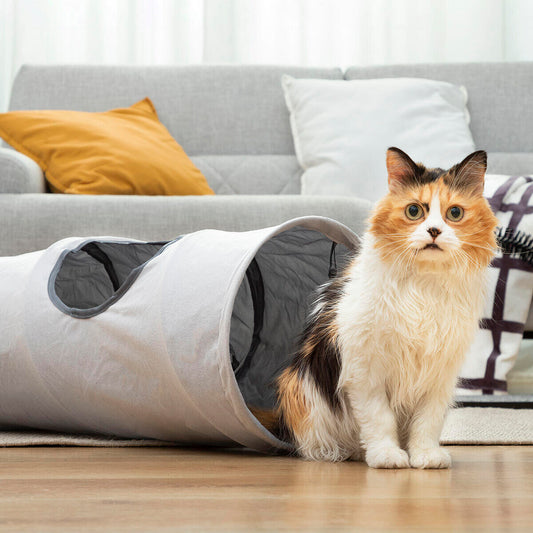 🐾 Túnel para Gatos - ¡El escondite perfecto para tu gato! 🐾✨